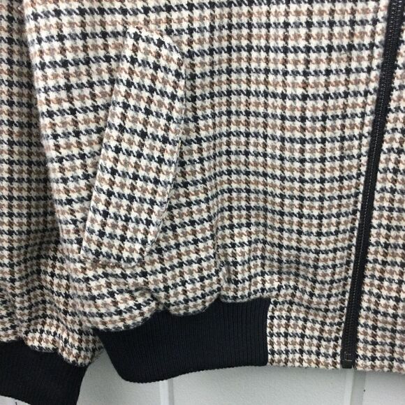 Lili Sidonio by Molly Bracken, Houndstooth Bomber Jacket - Size Medium - Picture 5 of 10
